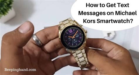 michael kors watch can't send message|How to Get Text Messages on Michael Kors Smartwatch: Easy .